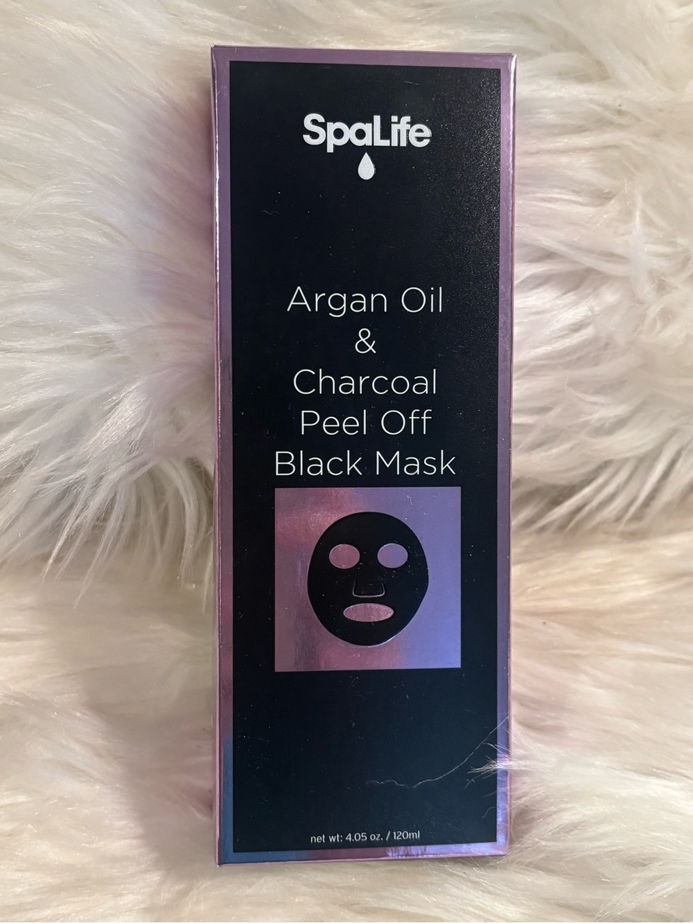 SpaLife Argan Oil & Charcoal Peel Off Black Mask 4.05 oz 120 mL